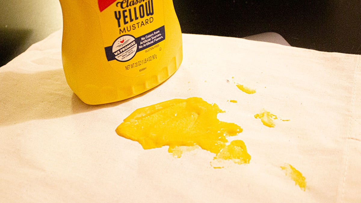 How to Remove Mustard Stains