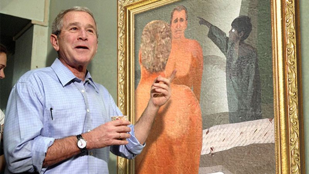 George W Bush Debuts New Paintings Of Dogs Friends Ghost Of
