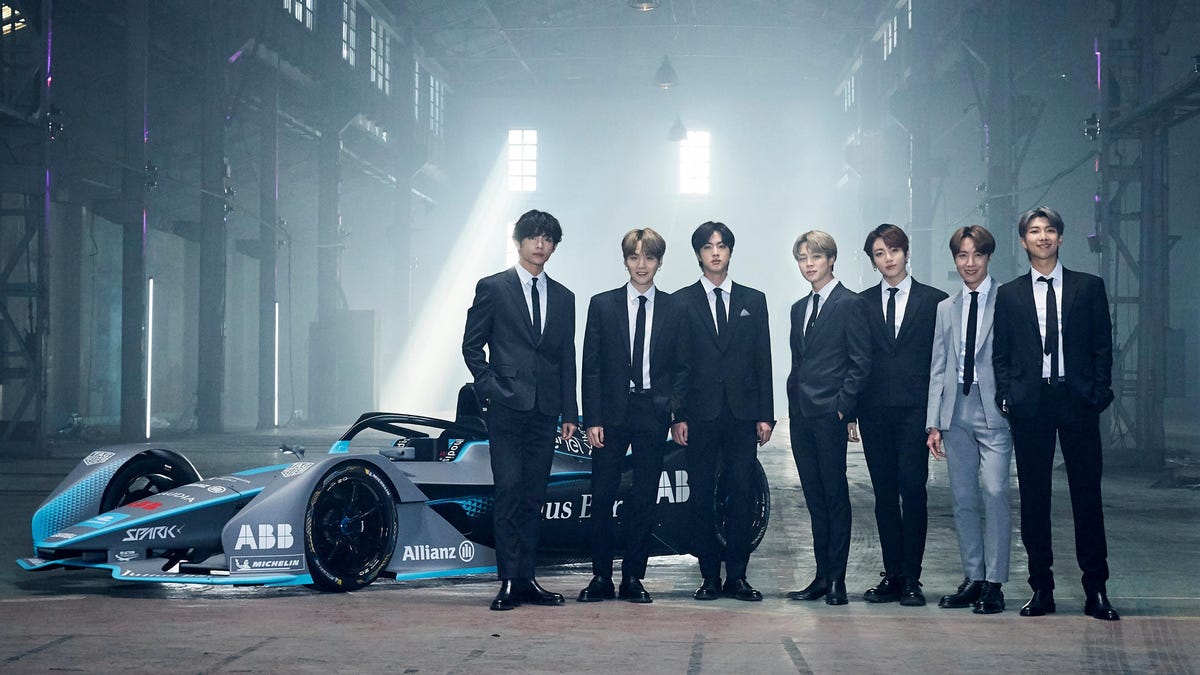 K Pop Superstars Bts Become Formula E Ambassadors To Raise Climate 