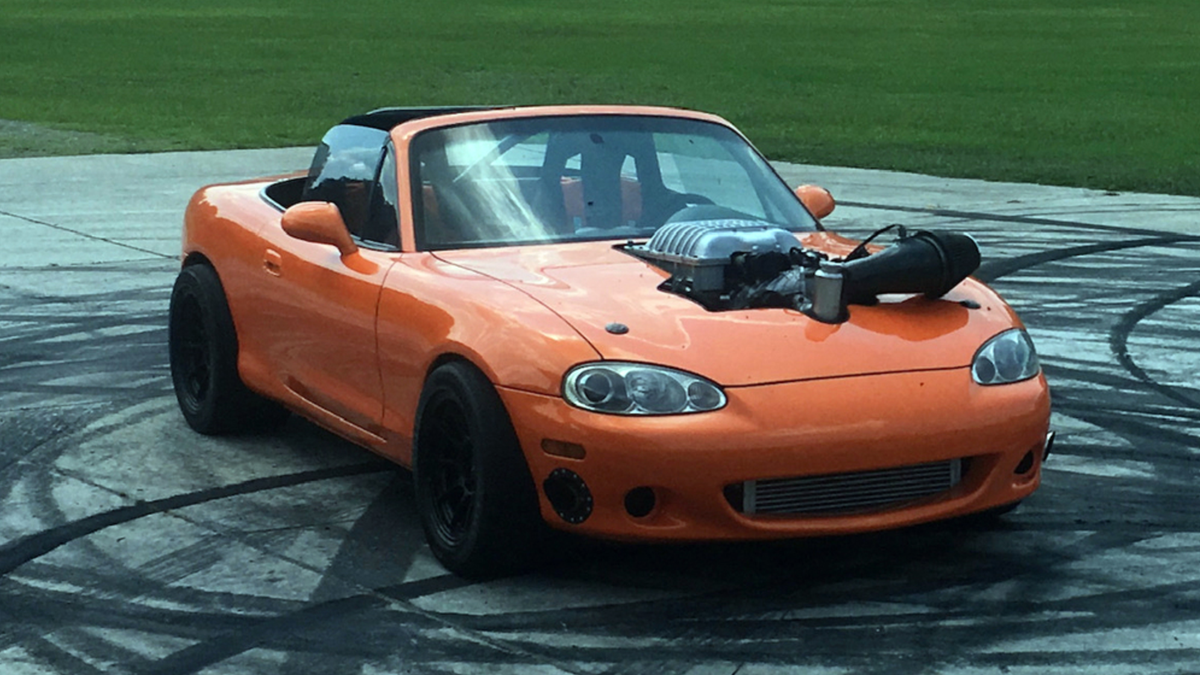 Good Thing I Didn T See This Hellcat Swapped Miata Before