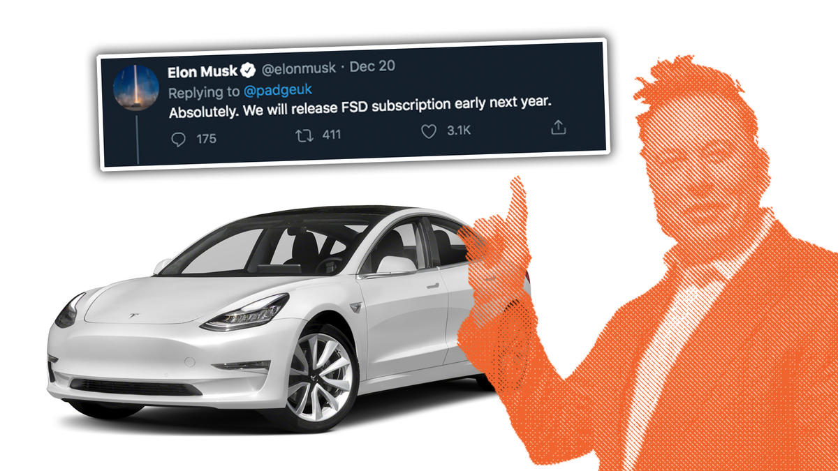 Elon says you can have a fully autonomous subscription in 2021