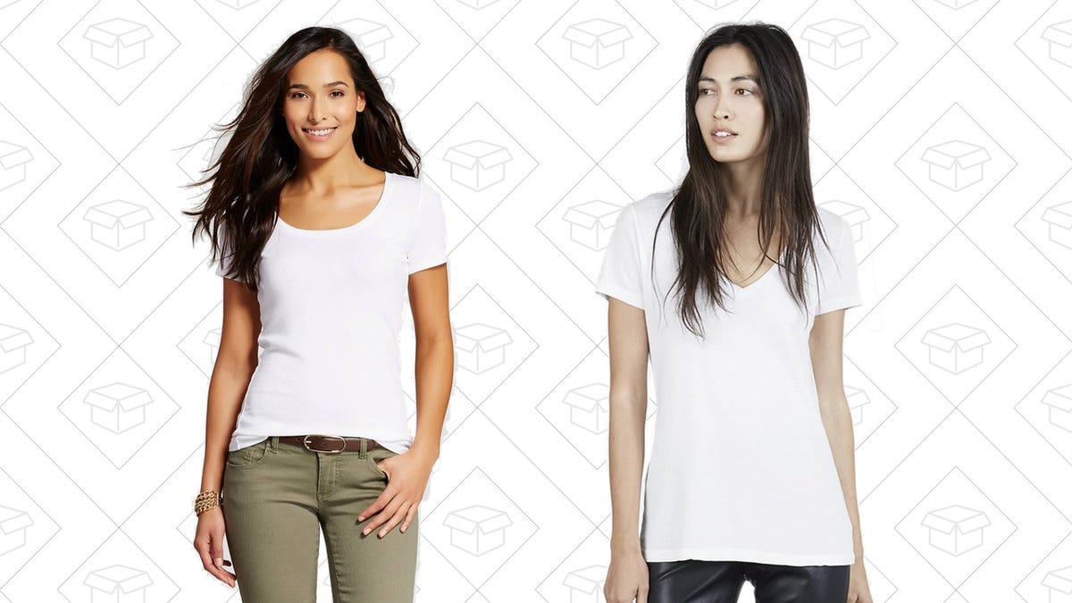 white shirt target womens