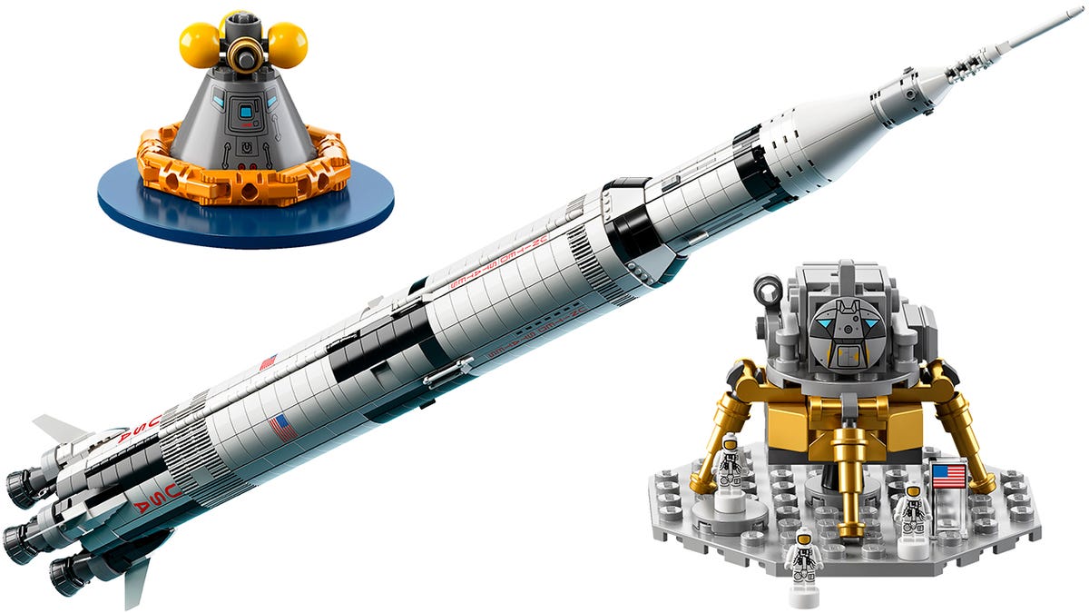 saturn v lego rocket