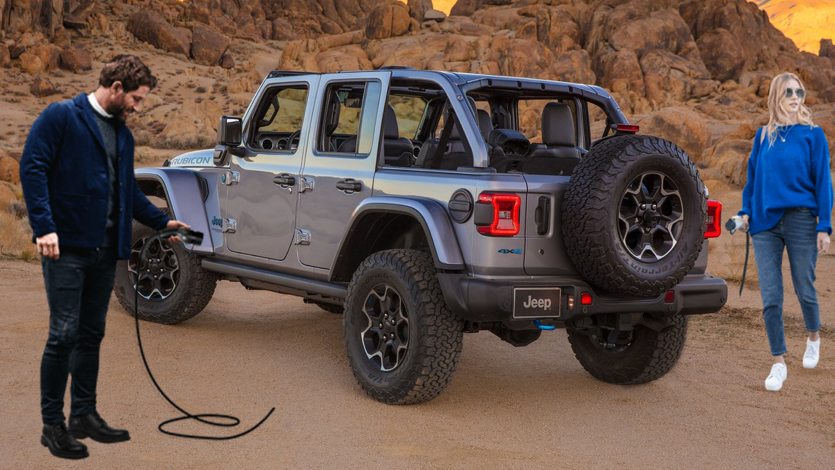 Jeep Is Installing Solar Chargers Off Road On The Rubicon And In Moab For The New Hybrid Wrangler