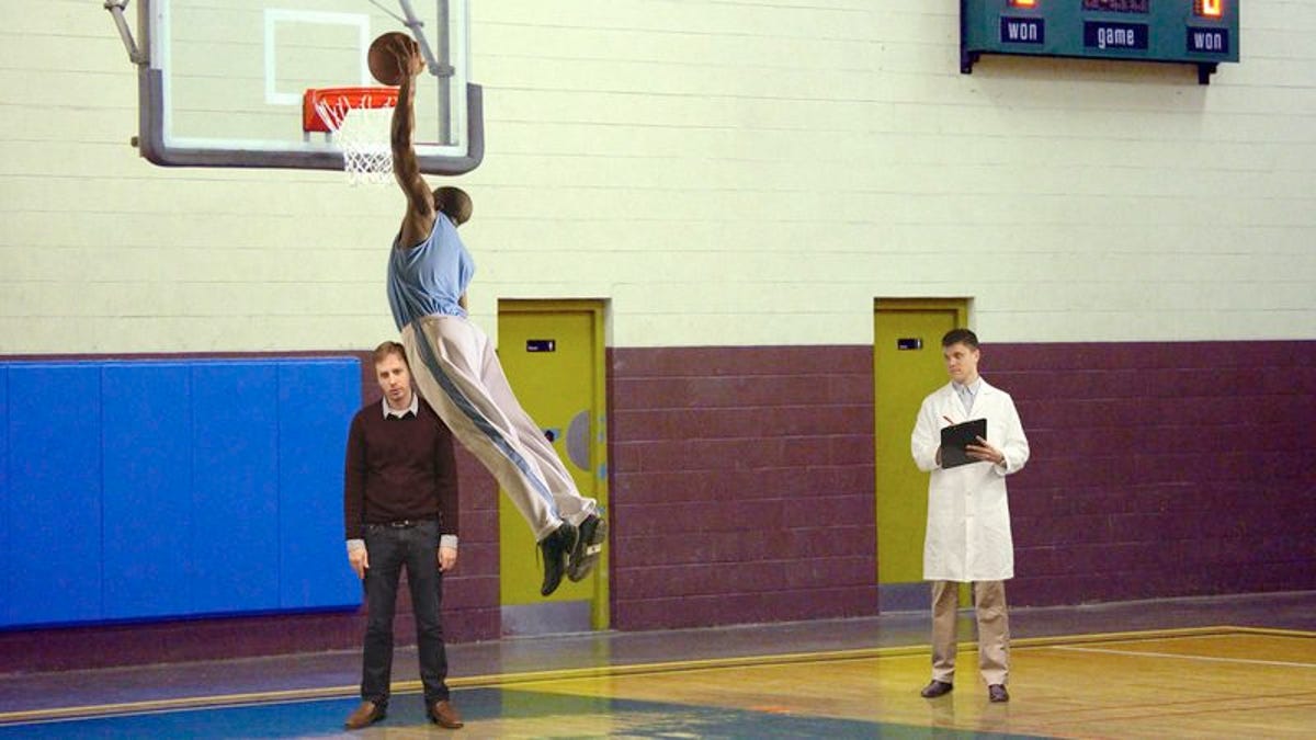 getting dunked