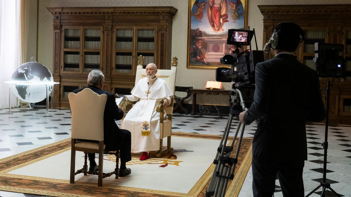 John Paul III sits down for his first televised interview as The New Pope
