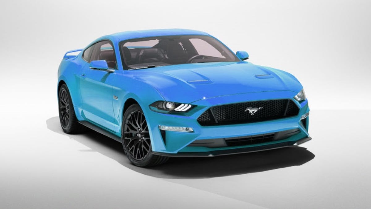 What Ifthe 2018 Mustang Came In Grabber Blue