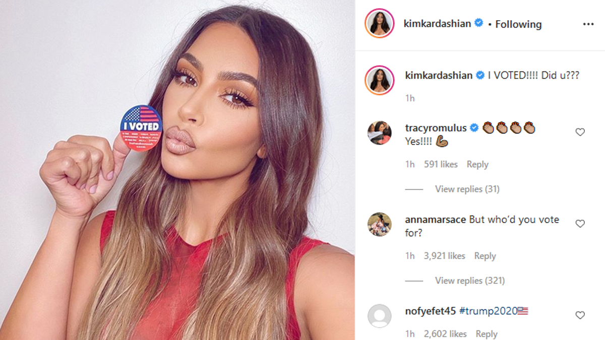 Every Celeb Who Posted A Voting Selfie Pics