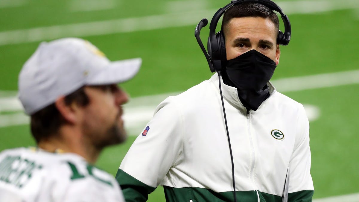 Why the hell did Green Bay Packers head coach Matt LaFleur choose to hit a target?