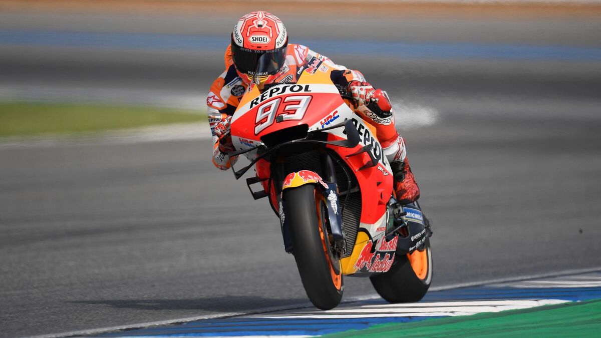 MotoGP Rider Marc Marquez Miraculously Unhurt After Terrifying Crash