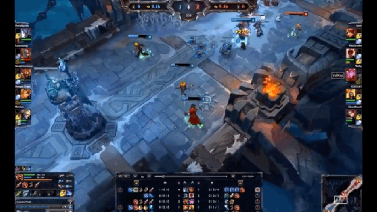 Magical Snowball Sends League Of Legends Players Flying Across The Map