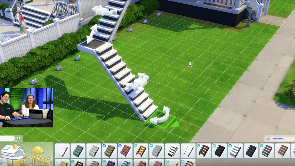 How To Make L Shaped Stairs Sims 4