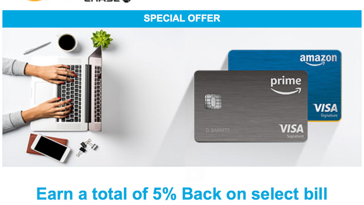 Earn 5 Back On Monthly Bills With Your Amazon Visa Until April 15