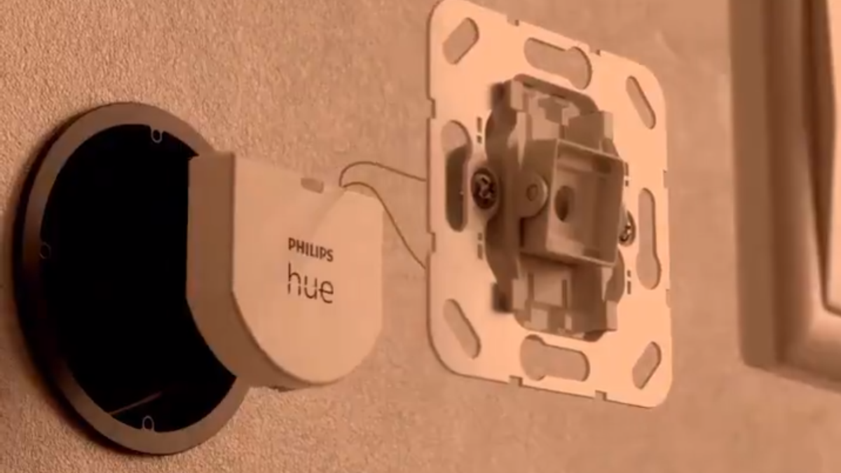 This New Philips Hue Gadget Makes Your Existing Dumb Wall Switches Smart - Gizmodo