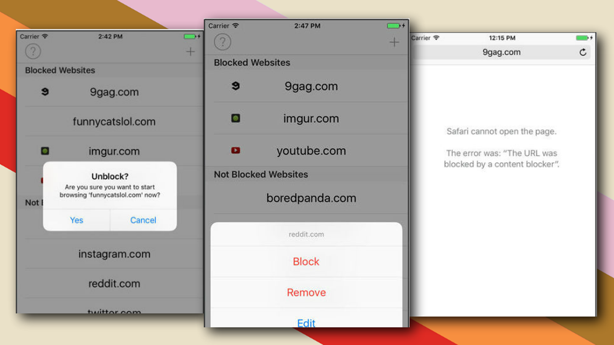 'Control Procrastination' Blocks Distractions on the iPhone