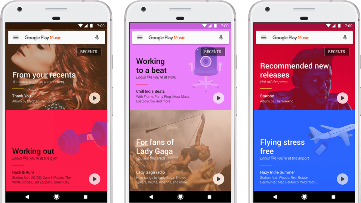 music streaming on google home