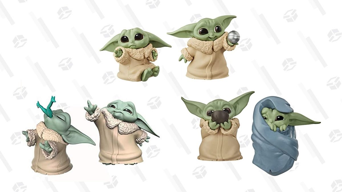 These Painfully Adorable 2-Pack Baby Yoda Figures Are Just $13 Each