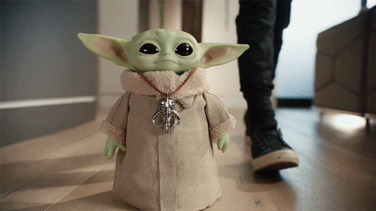 This RC Baby Yoda Waddles Around Your House Like a 50-Year-Old Toddler