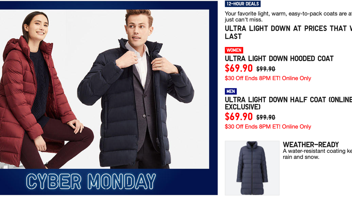 Uniqlo's Cyber Monday Deals Will Keep You Very Warm For Very Cheap