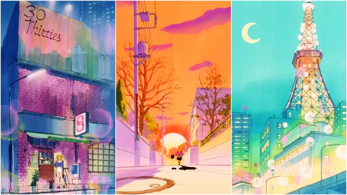 Let's Admire Sailor Moon Anime Scenery