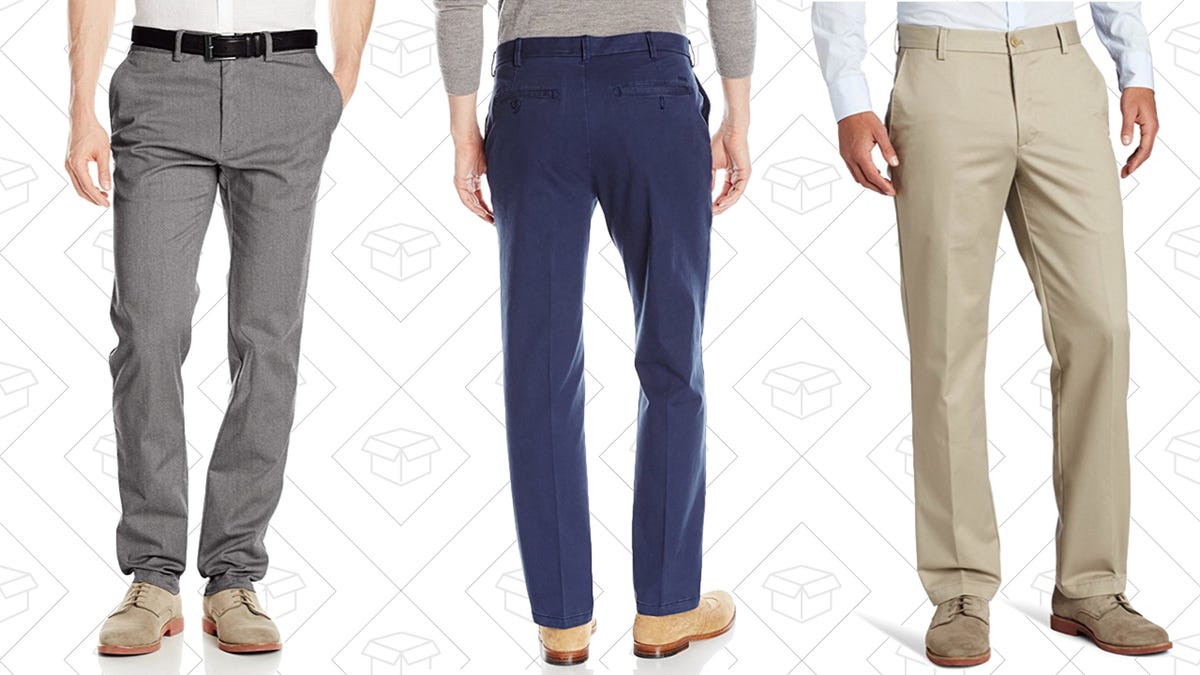 Stock Up On Men's Pants For About $20-$30 Per Pair, Today Only On Amazon