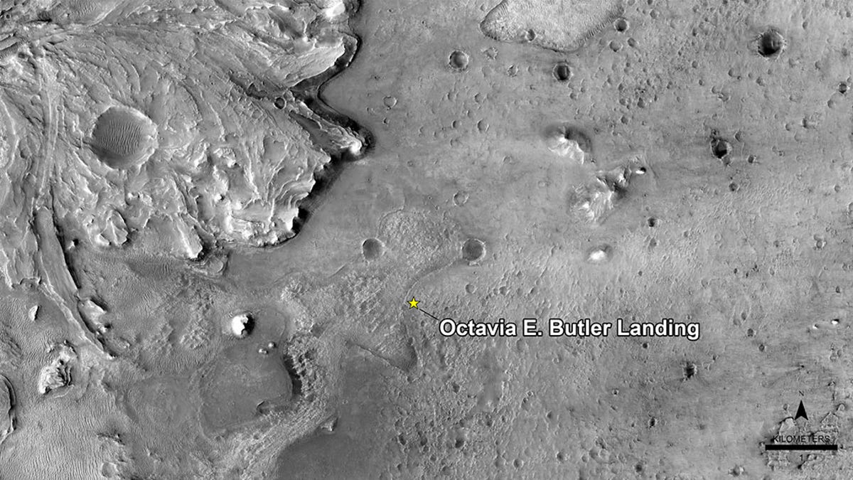 Mars Rover landing site named after science legend Octavia Butler