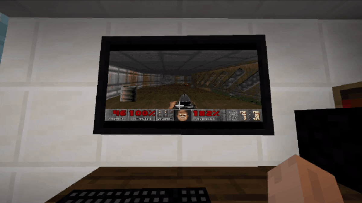 You Can Play Doom And Loads Of Other Games Inside Minecraft