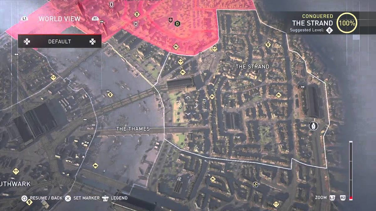 Assassin s creed syndicate карта
