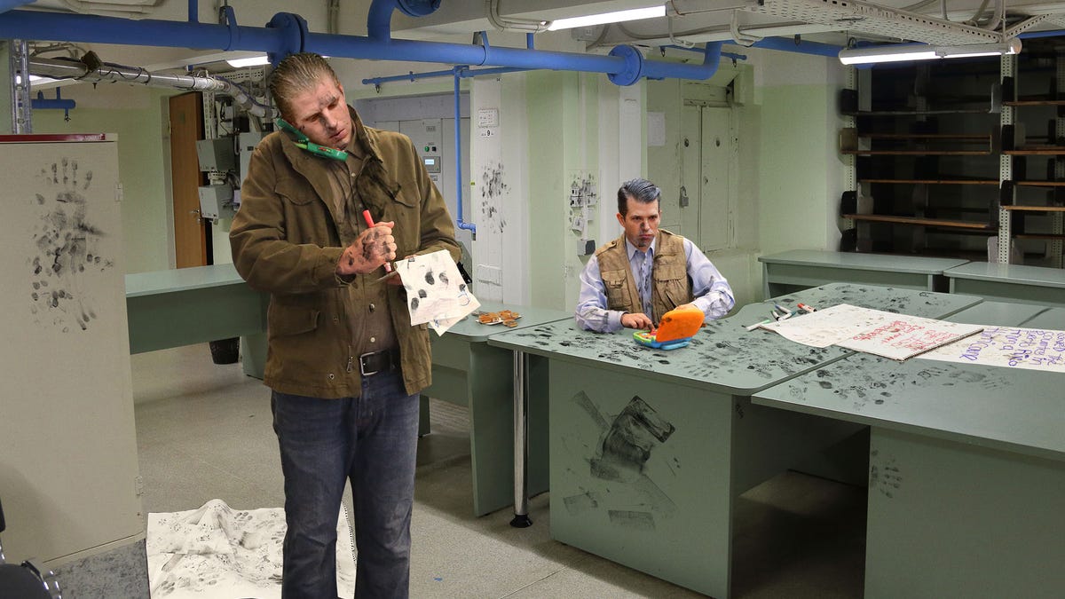 Ink Splattered Trump Boys Counter Media Bias By Hand Printing Own Newspaper In White House Basement