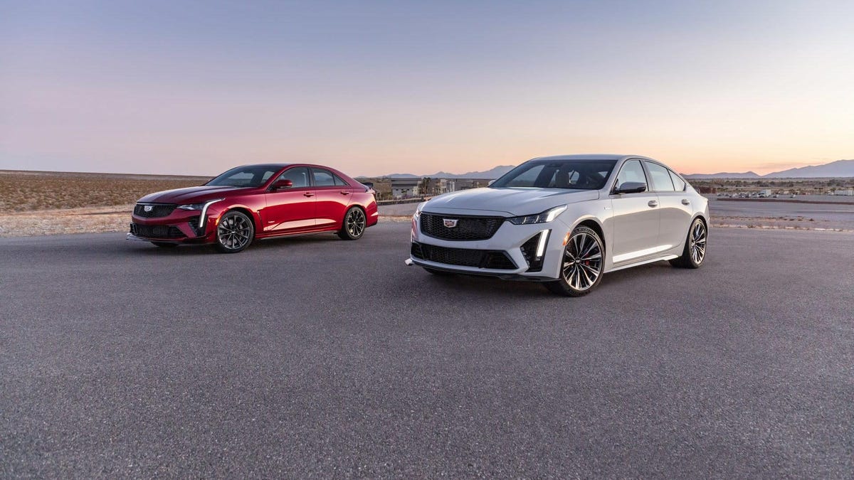 Here are the Cadillac CT4-V and CT5-V Blackwings of 2022 before you see it