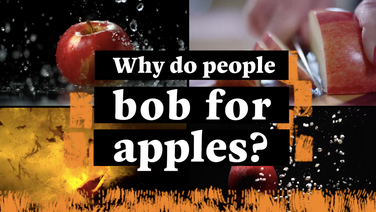 Why do people bob for apples?