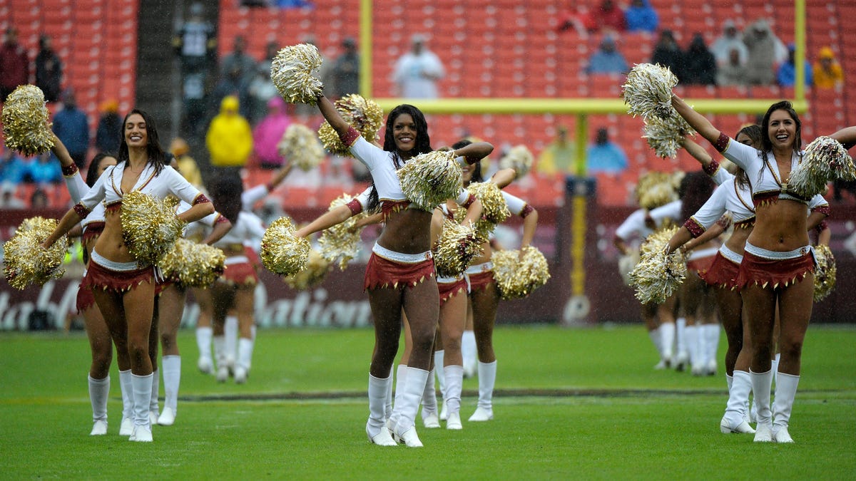 Report: Redskins cheerleaders forced to pose topless, serve as escorts