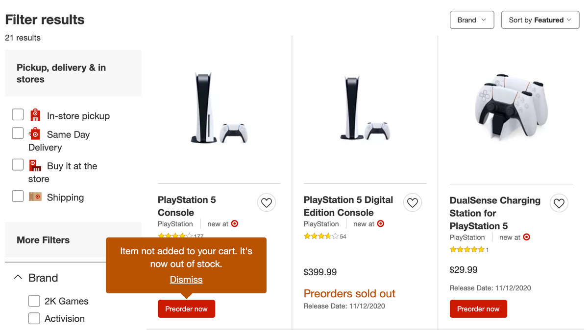 playstation 5 retailers