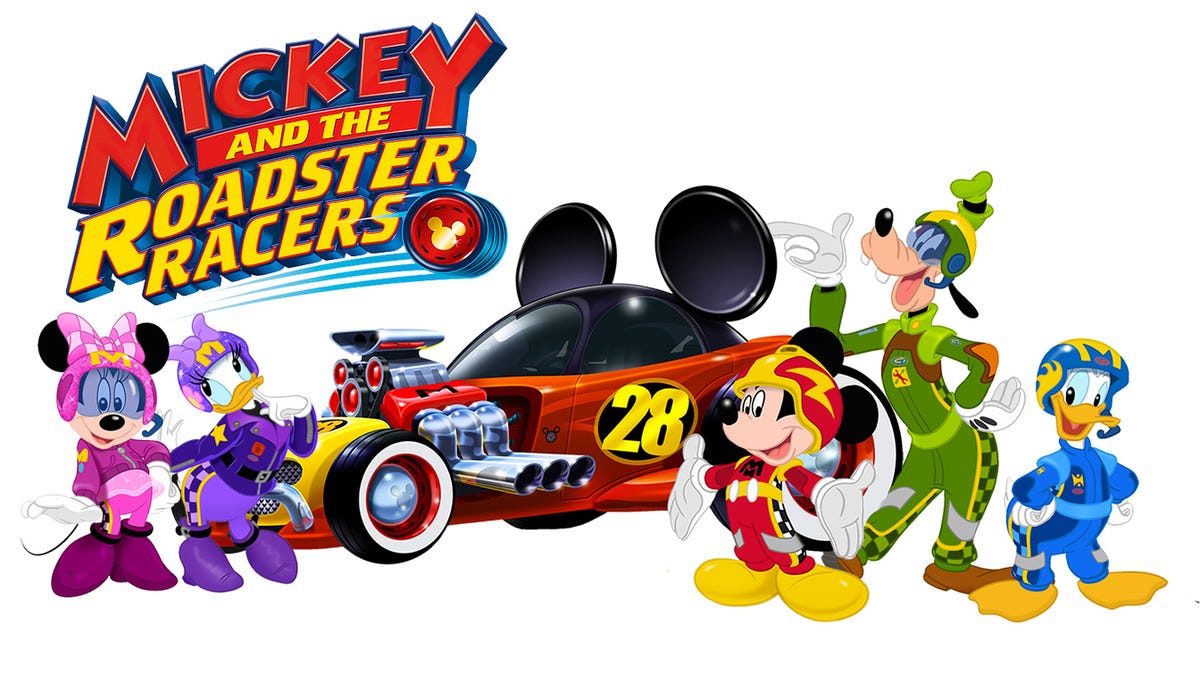 mickey mouse race cars