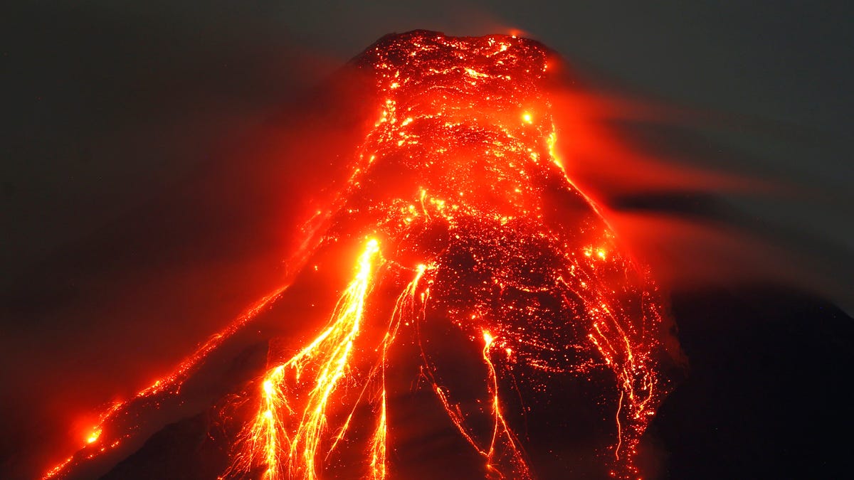 Satellite Images Show Mount Mayon's Wild Eruption in Exquisite Detail