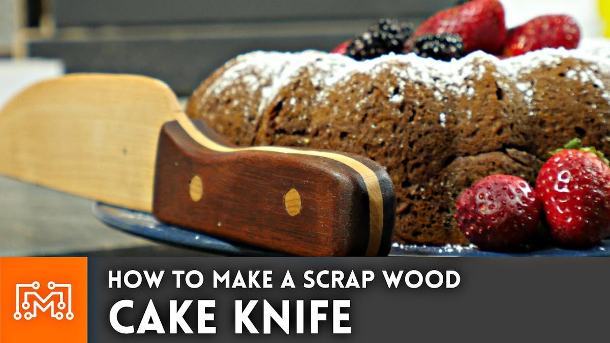 Make Your Own Cake Knife With Scrap Wood