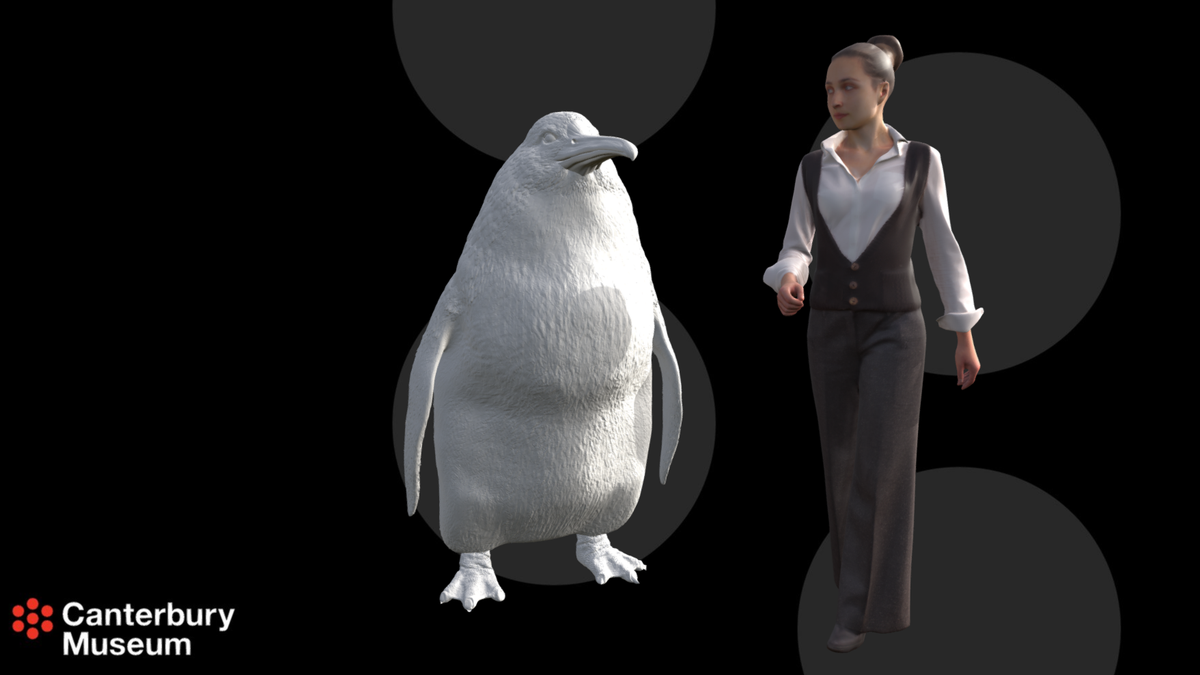large cuddly penguin