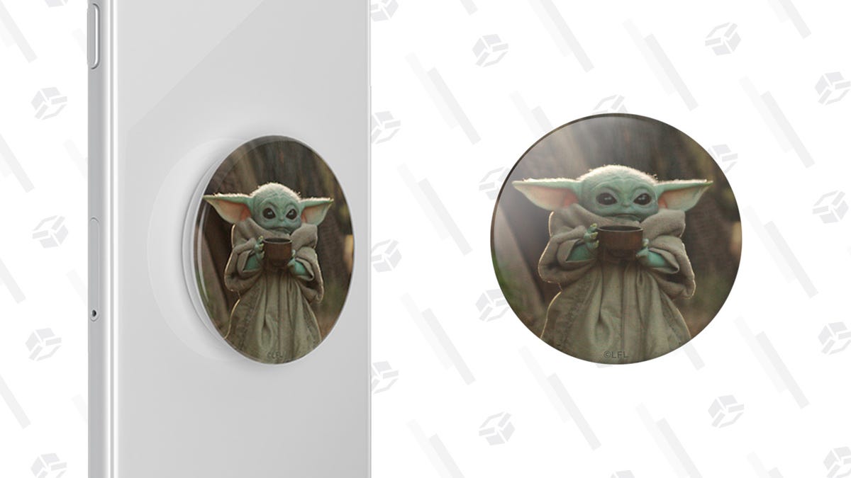 Get A Baby Yoda Sipping Soup Pop Socket For 50 Off