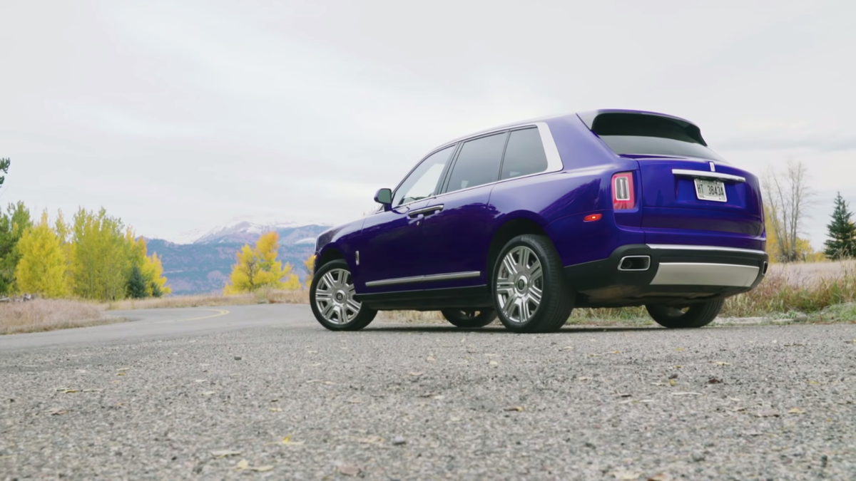 The Rolls Royce Cullinan Somehow Ran Out Of Room