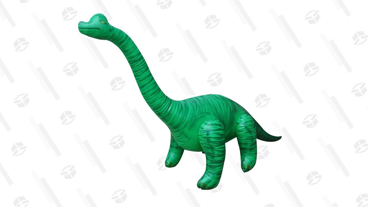 giant inflatable brachiosaurus