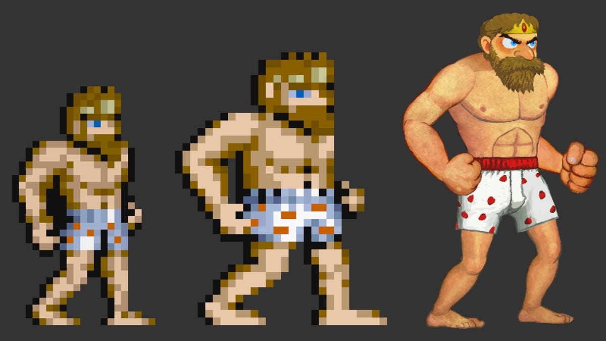 Those are strawberries (not hearts) in Arthur’s boxers in Ghosts’ N Goblins