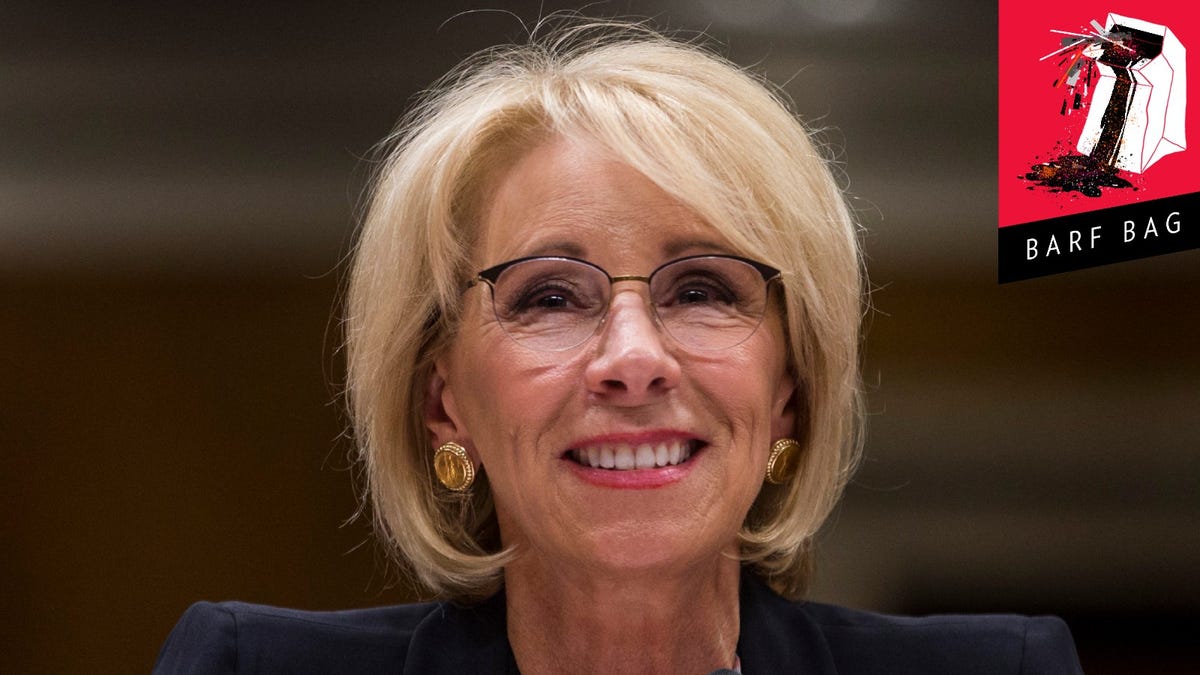 Betsy DeVos Continues to Be Extremely Committed to Being an Evil Monster
