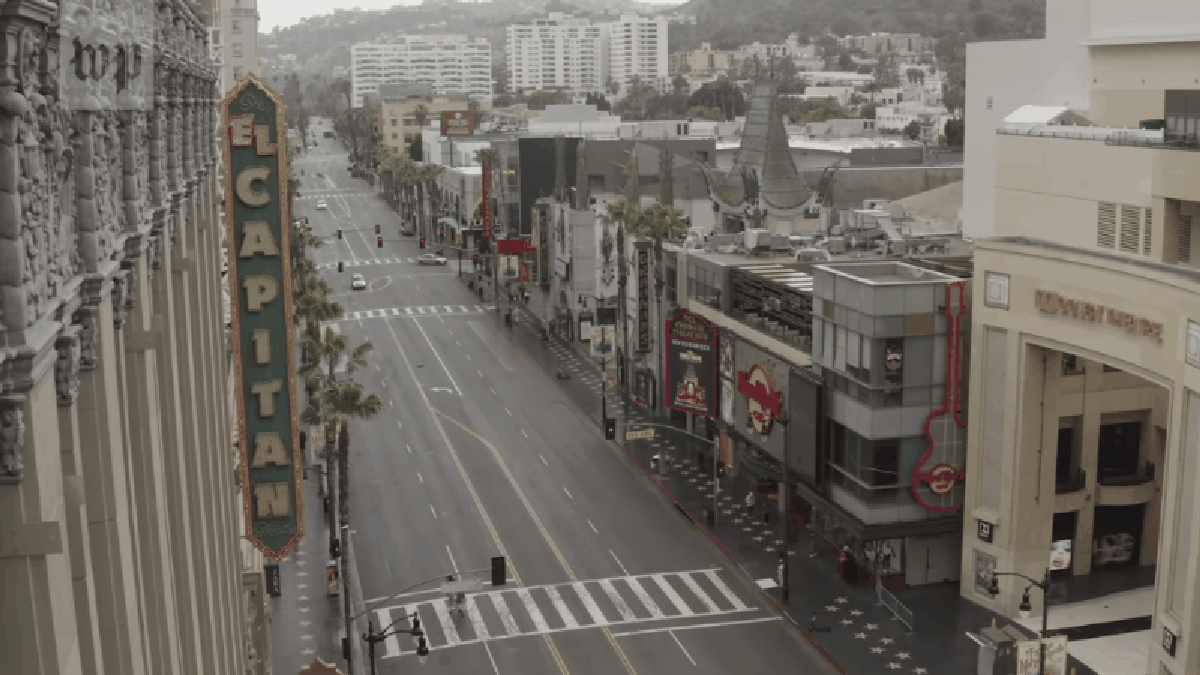Drones Capture Video of Nearly Empty American Cities in Lockdown