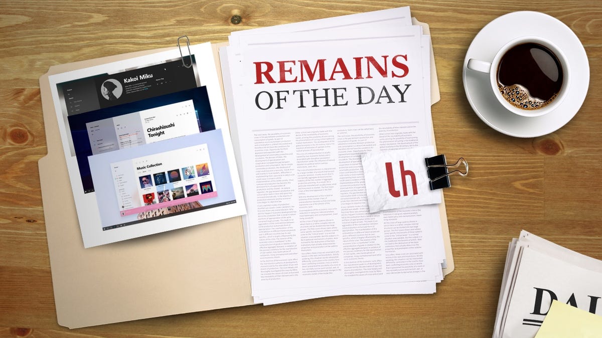 Remains Of The Day Leaked Screenshots Reveal New Windows 10 Designs
