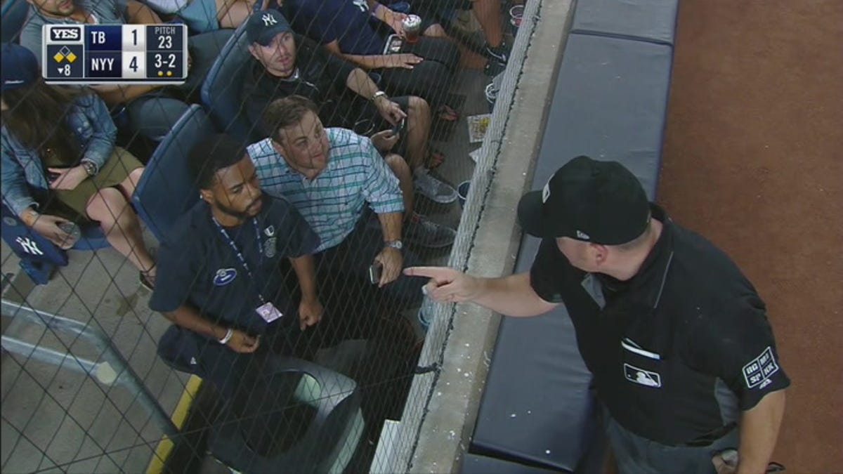 Yankees Fan Ejected For Tipping Pitches