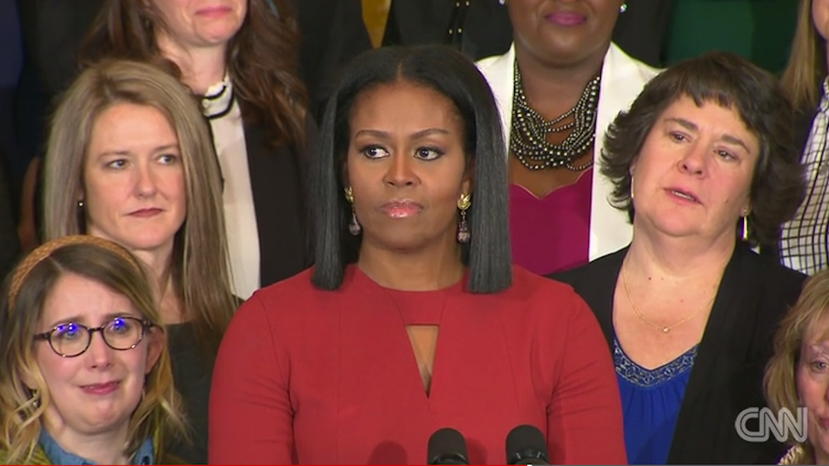 Michelle Obama Crying During Her Final Speech As First Lady Will Make You Cry Too
