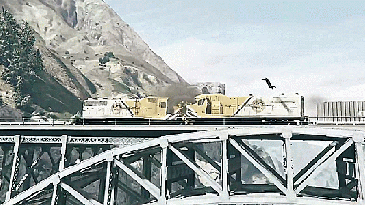 10 Wild Ways Gta V Players Have Tried To Stop A Train