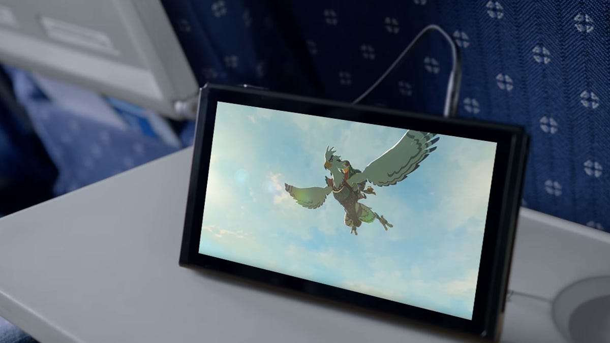 can you play nintendo switch on a plane