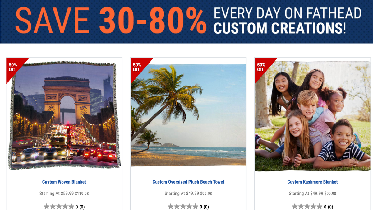 Save Big On Custom Towels Cutouts Canvas Prints And More From
