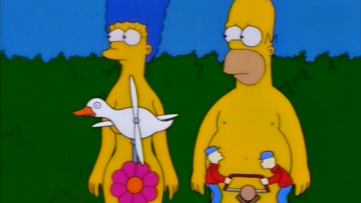 Image result for simpsons nude episode